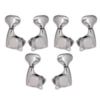 Bothyi - Clavijas De Afinación De Cuerdas De Bloqueo De 6 Piezas Para Guitarras Acústicas Folk Eléctricas