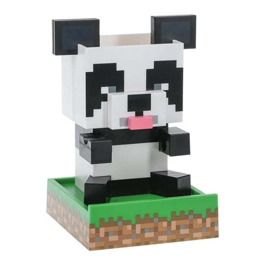 Organizador De Escritorio Paladone Minecraft Panda Con Bandeja Para Abalorios