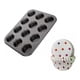 thumbnail image 1 of Molde 12 Cupcakes + 100 Capsula Para Hornear Lunares 8cm, 1 of 2