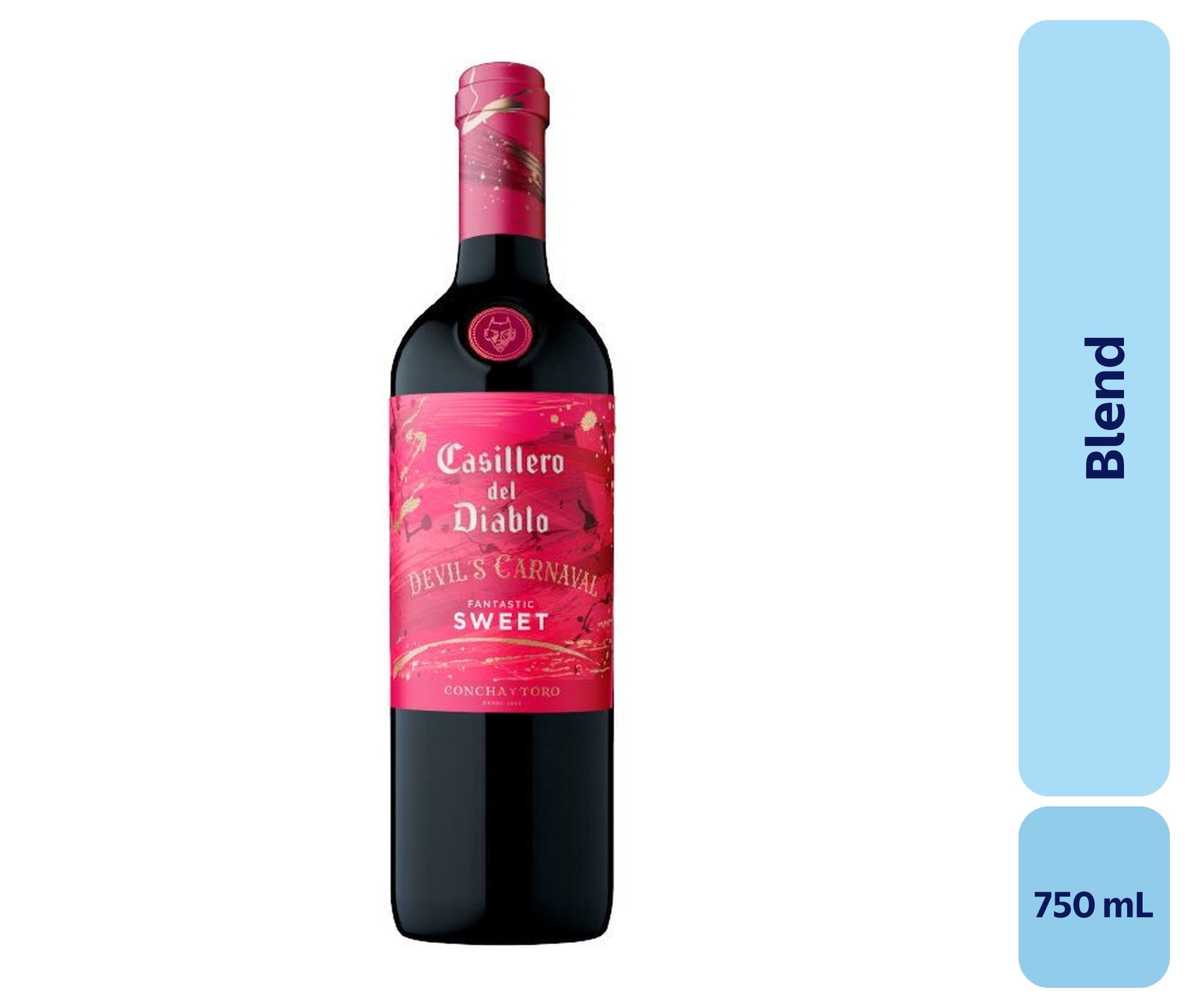 Vino Blend Botella 750 mL Casillero Del Diablo