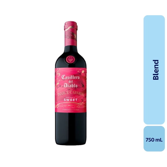 Vino Blend Botella 750 mL Casillero Del Diablo