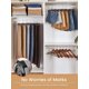 thumbnail image 2 of Perchas para pantalones y faldas HOUSE DAY, color negro, paquete de 25, 2 of 9