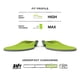 thumbnail image 3 of Plantillas Superfeet, soporte multiusos, arco alto (verde), 3 of 7