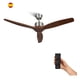 thumbnail image 1 of Ventilador de techo madera oscura con control remoto 35340, 1 of 10
