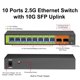 thumbnail image 2 of Conmutador Ethernet SICSOLINK de 10 puertos 2,5 G, 8 x 2,5 G RJ45, 2 x 10 G SFP, 2 of 7