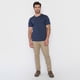 thumbnail image 4 of Polera Hombre Henley Slub Azul Corona, 4 of 5