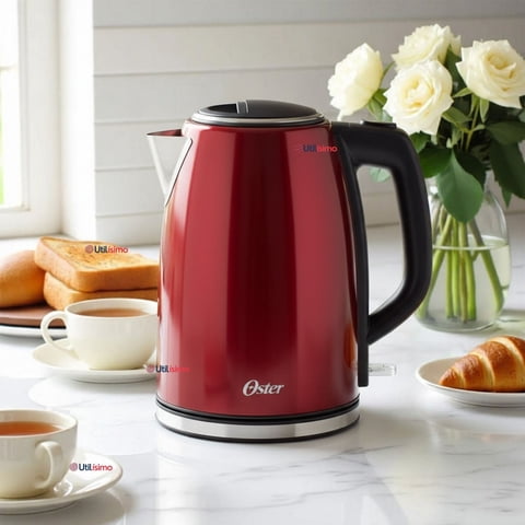 Hervidor Eléctrico Oster® Acero Inoxidable 1.7 Lt Bvstkt673Cr
