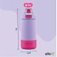 thumbnail image 4 of Botella de agua Ello Kids Colby 350 mL de acero inoxidable lila, 4 of 9