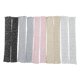 thumbnail image 2 of suxuMhao Mangas Delgadas para Brazos, Guantes con Pedrería, Mangas sin Dedos para Brazos, Guantes Largos, Mangas de Malla para Brazos, Blanco Gris, Talla Única 18.5 Pulgadas, 5 Pares, Adecuado para, 2 of 2