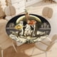 thumbnail image 4 of The Promised Neverland-theme Fitted Round Tablecloths Elastic Edged Table Covers Waterproof Table Cloth for Kitchen Holiday Party Tables Decor 150cm, 4 of 6
