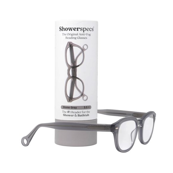 Lentes de Lectura Showerspecs 3.5+ Antivaho Gris Piedra