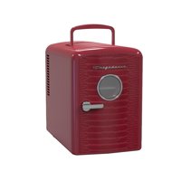 Minirefrigerador Frigidaire 6L/9 Latas Con Acabado De Cocodrilo Rojo