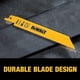 thumbnail image 5 of Dewalt Juego 6 Hojas De Sierra Recíproca Bimetalica Dw4856, 5 of 5