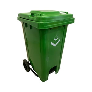 Lorenzini - Basurero 100 Litros C/Rueda /Pedal Verde