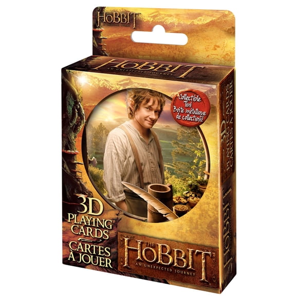 Juego de cartas Cartamundi USA El Hobbit 3D Lenticular Edición Limitada