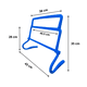 thumbnail image 2 of Pack X5 Vallas De Salto Con Altura Ajustable Para Entrenamiento Deportivo, 2 of 3