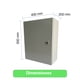 thumbnail image 3 of Tablero Gabinete Metálico 2 Puertas Drl 500x400x200mm 1,2mm, 3 of 6