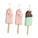 thumbnail image 1 of 3 Piezas De Adornos Para árboles De Navidad, Manualidades Para Interiores, Aniversario, Graduación, Helado, 1 of 3