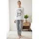 thumbnail image 1 of Pijama Micropolar Mujer Hello Kitty beige S, 1 of 8