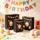 thumbnail image 5 of Bolsas de papel kraft negras Toovip, pack de 90 unidades, 3 tamaños, 5 of 7