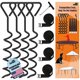 thumbnail image 1 of Kit de estacas para trampolín Eurmax de acero galvanizado tipo sacacorchos, 4 piezas, 1 of 9