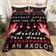 thumbnail image 1 of Galaxy Duvet Cover Twin King Cute Axolotl Bedding Set Cartoon Salamander Comfortable Cover Polyester Ocean Sealife Bedspread Cover, 1 of 5