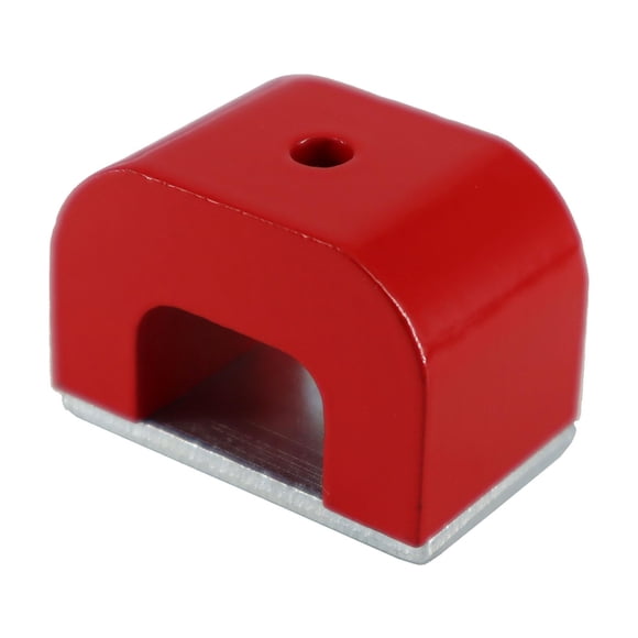 Horseshoe Alnico Magnet Burnur Red, 6,8 kg de fuerza de tracción
