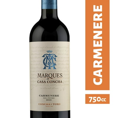 Vino Tinto Carmenere 14° Botella 750 Cc Marques De Casa Concha