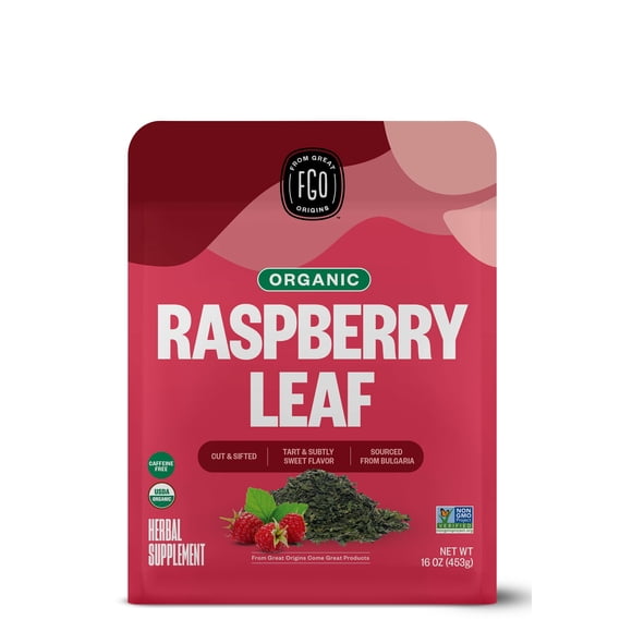 Té FGO Hoja de Frambuesa Orgánica sin Cafeína 453g