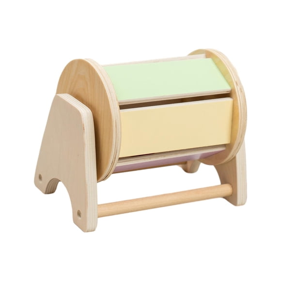 Tambor Giratorio De Sonidos Inspirado En Montessori Tambor Giratorio Montessori Para Niños