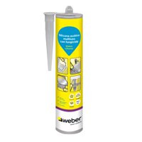 Silicona Acetica Multiusos Transparente 300Ml - Weber