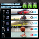 thumbnail image 5 of Compresor de aire eléctrico inalámbrico recargable para coche, bicicleta, inflador de neumáticos, 5 of 5