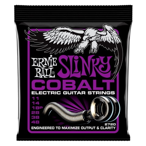 Set 6 Cuerdas Guitarra Electrica Ernie Ball Slinky Cobalt