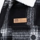 thumbnail image 2 of Chaqueta Sherpa Hombre Reef Buttons Negro Blanco, 2 of 4