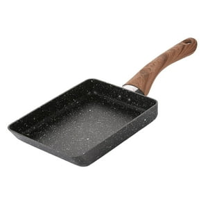 Genérico - Sartén Antiadherente Sartén Omego Tamagoyaki Utensilios De Cocina Negro / Rosa 5X7 ""Negro