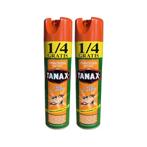 Tanax - Pack 2 Insecticida En Aerosol 220Cc Casa Y Jardin