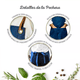 thumbnail image 3 of Pechera Jeans Mezclilla Unisex con Asa de Cuero Sintético Ajustable Azul/Jeans, 3 of 3