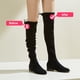 thumbnail image 3 of Correas para botas, 1 par de correas elásticas ajustables para botas hasta la rodilla, más 12 o 20 pegatinas de gancho de cinta adhesiva adicionales para evitar caídas., 3 of 8