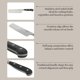 thumbnail image 3 of Cuchillo Nakiri Martha Stewart Carverton 15 cm (6 pulg.) de Acero Inoxidable de Alto Carbono, 3 of 4