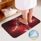 thumbnail image 4 of Bukayo Saka Juego de 3 alfombras de baño de coral fleece: tapete de baño + alfombra de inodoro en forma de U + funda de tapa de inodoro en forma de O, 4 of 6