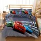 thumbnail image 1 of x470 Bed SheetsCartoon Red Car Bedding Sets,Lightning Duvet Cover,Boy Bedclothes, Linen Gift for Kids 3-Piece Bedding Set (1 Duvet Cover + 2 Pillow Shams) nj470, 1 of 5