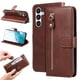 thumbnail image 4 of Funda con Cremallera para Samsung Galaxy A34 5G, Carcasa Cartera de Cuero PU con Soporte y Tarjetero, 4 of 6