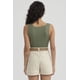 thumbnail image 3 of Polera Mujer Lisa Doble Capa Verde Musgo, 3 of 8