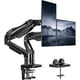 thumbnail image 1 of Soporte doble para monitor HUANUO totalmente ajustable para 13-27'', 1 of 8