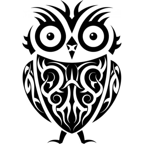Decomural Owl Tribal Bird WS-15604
