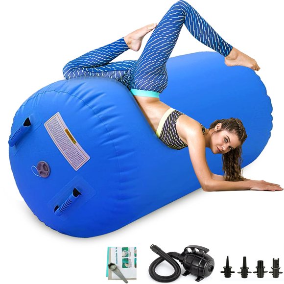 Barril de gimnasia CZGBRO Air Roller inflable para tumbling
