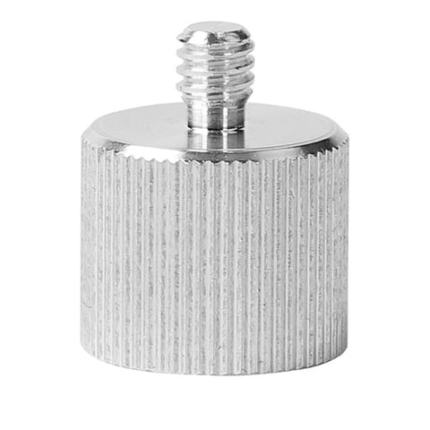Bothyi - Adaptador De Soporte De Micrófono 5 8 A 1 4 Accesorios Plateado Para Trípode