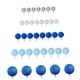 thumbnail image 5 of 50 Bolas Decorativas Para Tartas, Suministros Para Fiestas, Aniversarios, Color Azul, 5 of 5