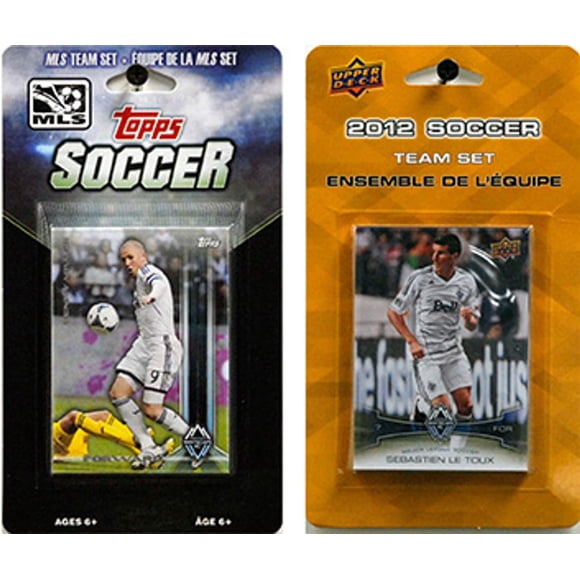 Sets de equipo de tarjetas coleccionables de Trading Card C&I Collectables MLS Vancouver Whitecaps
