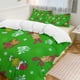 thumbnail image 2 of Green The Grinch And Cindy Lou Character Christmas 3 Pieces Duvet Cover Set Full Size Super Soft Fade Resistant Microfiber, 2 of 4